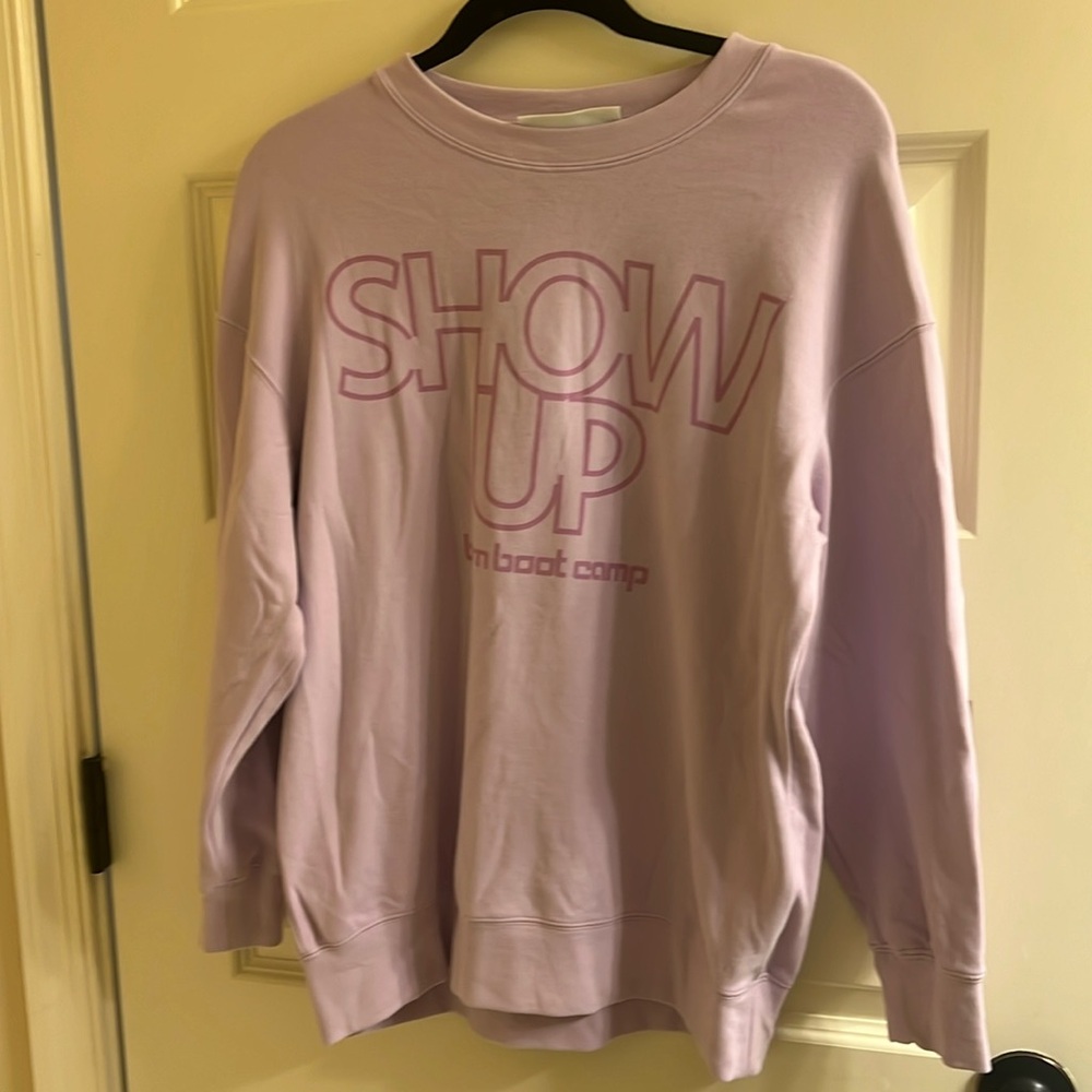 EUC Lavender Purple Burn Boot Camp Hoodie- Size Small